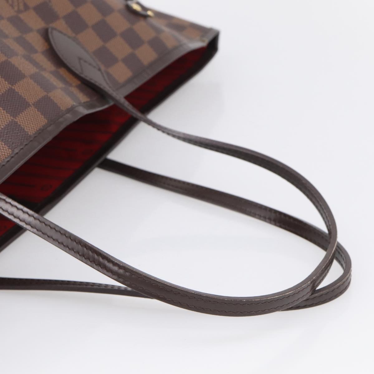 LOUIS VUITTON Damier Ebene Neverfull GM Tote Bag N51106 LV Auth 215600V