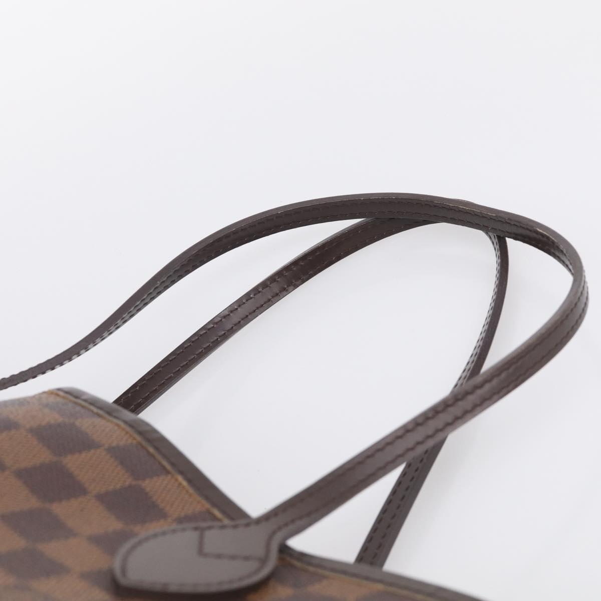 LOUIS VUITTON Damier Ebene Neverfull GM Tote Bag N51106 LV Auth 215600V