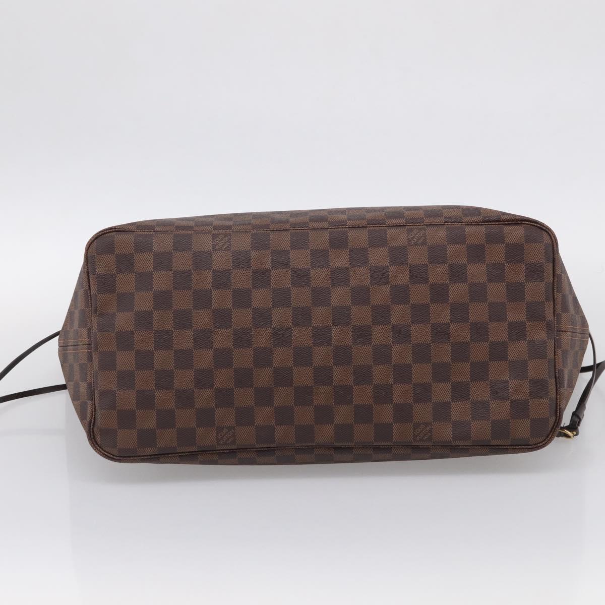LOUIS VUITTON Damier Ebene Neverfull GM Tote Bag N51106 LV Auth 215600V
