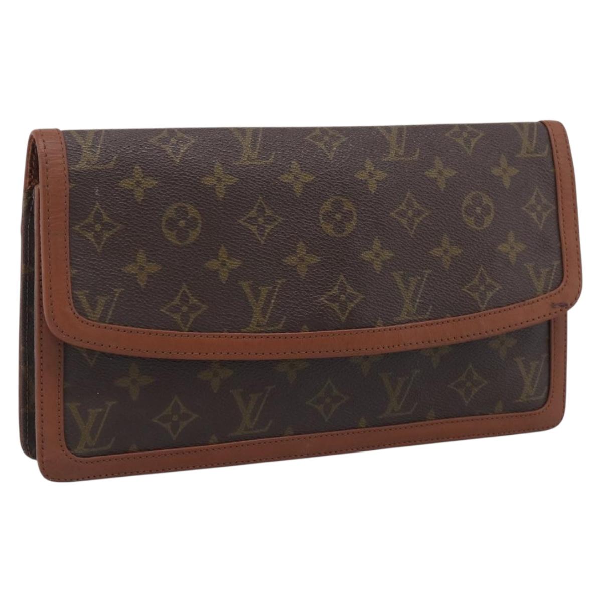 LOUIS VUITTON Monogram Pochette Dam GM Clutch Bag M51810 LV Auth 215606