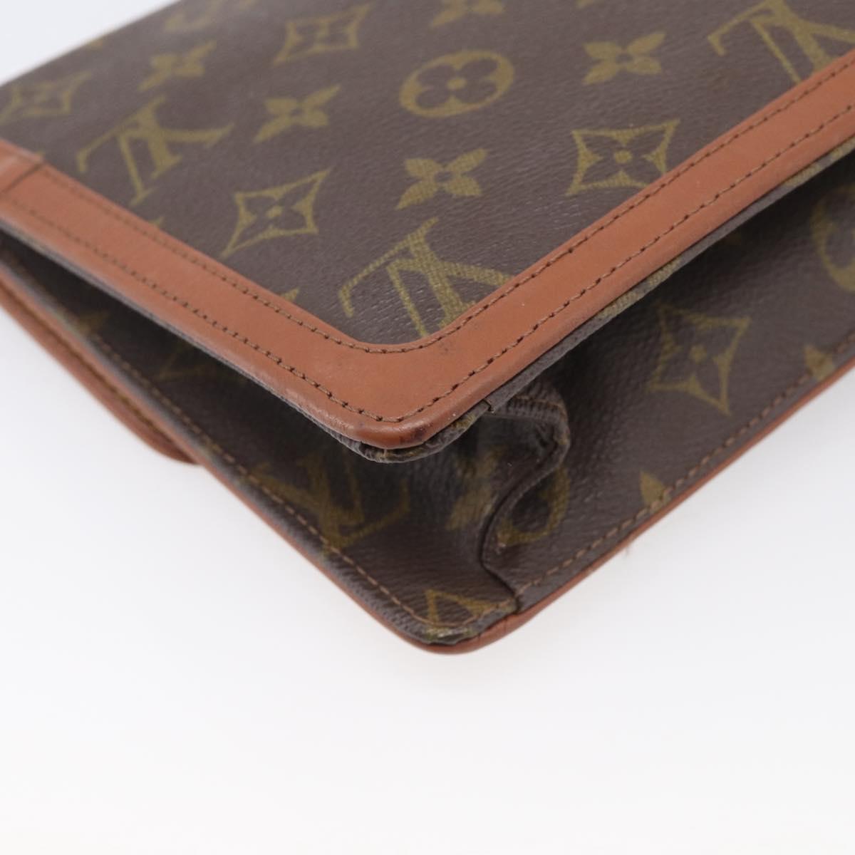 LOUIS VUITTON Monogram Pochette Dam GM Clutch Bag M51810 LV Auth 215606