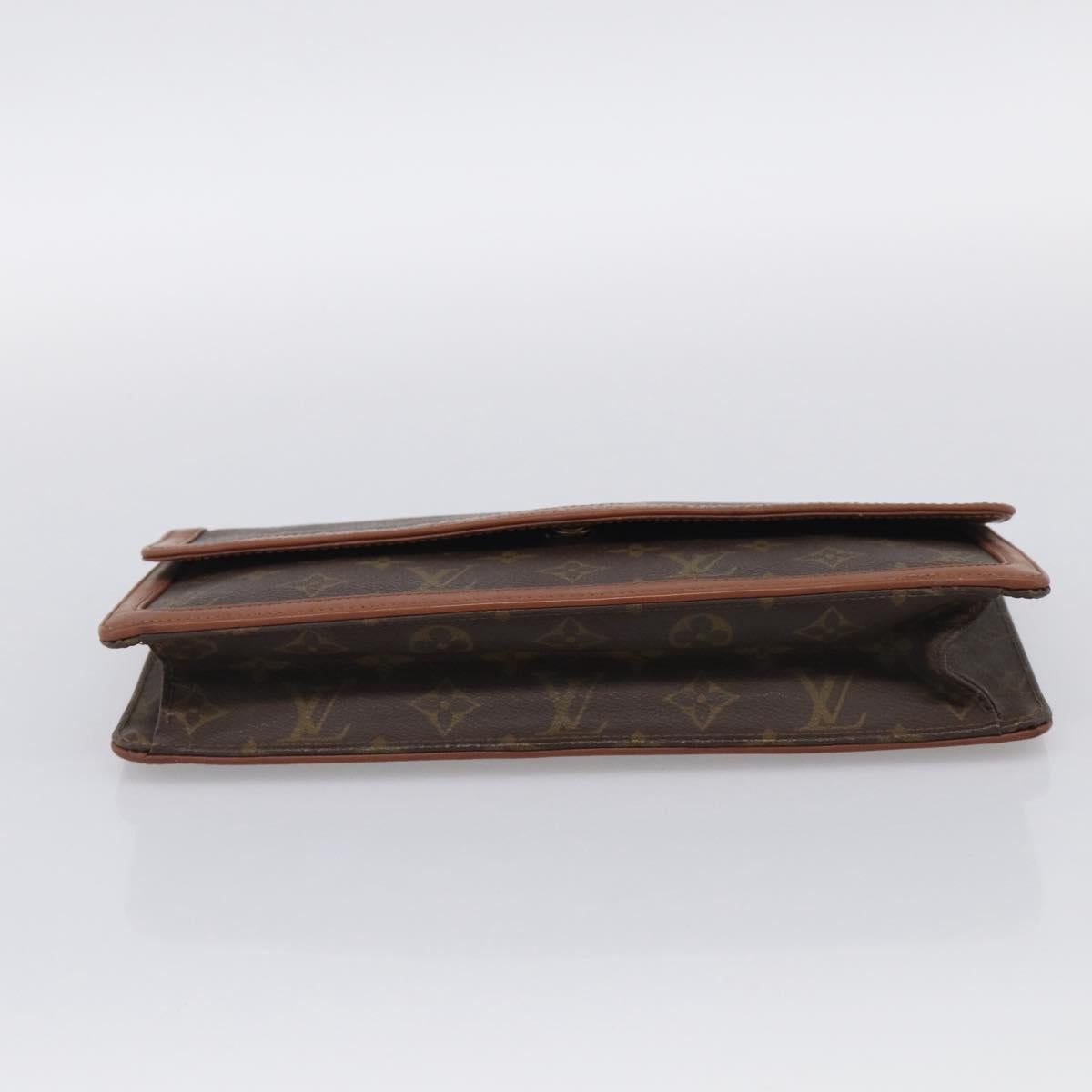 LOUIS VUITTON Monogram Pochette Dam GM Clutch Bag M51810 LV Auth 215606