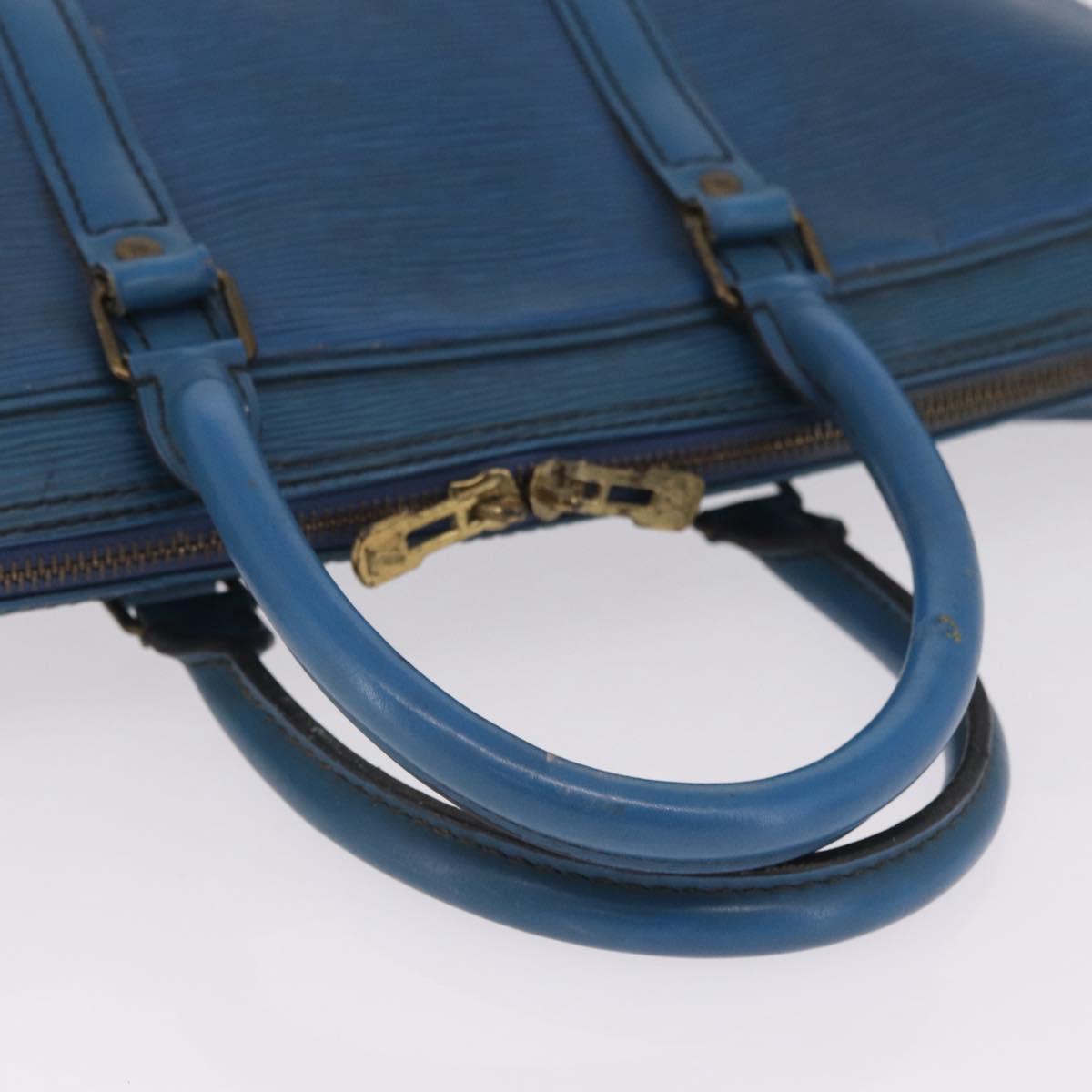 LOUIS VUITTON Epi Porte Documents Voyage Business Bag Blue M54475 LV Auth 215686
