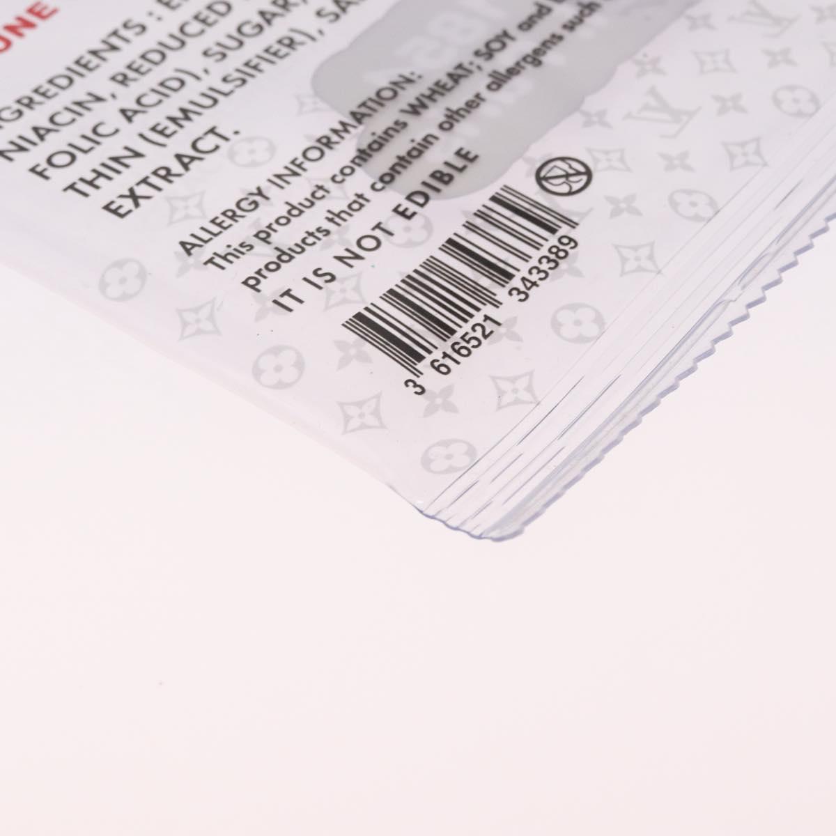 LOUIS VUITTON Fortune Cookie Clutch Bag Vinyl Clear White M82025 LV Auth 215687A