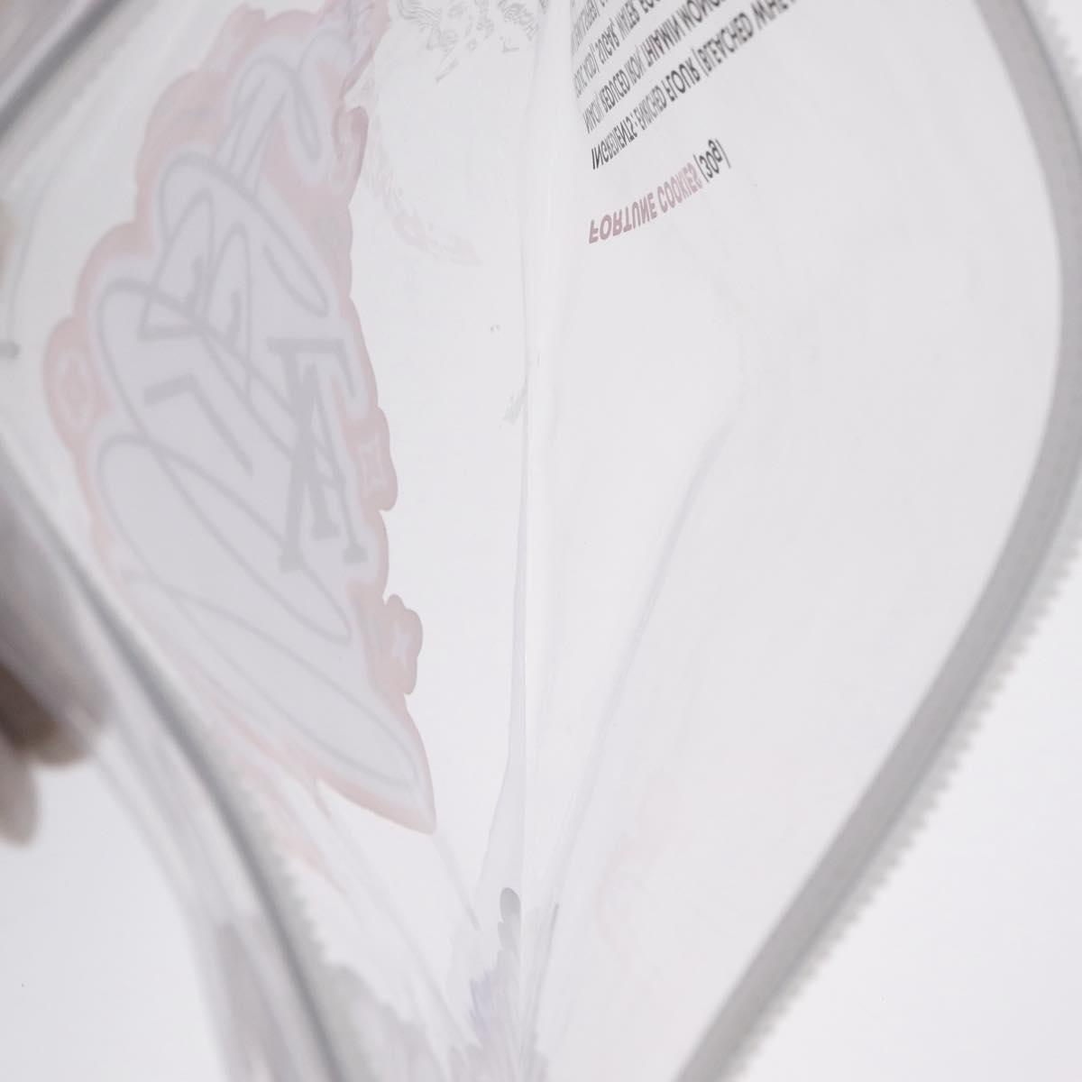 LOUIS VUITTON Fortune Cookie Clutch Bag Vinyl Clear White M82025 LV Auth 215687A