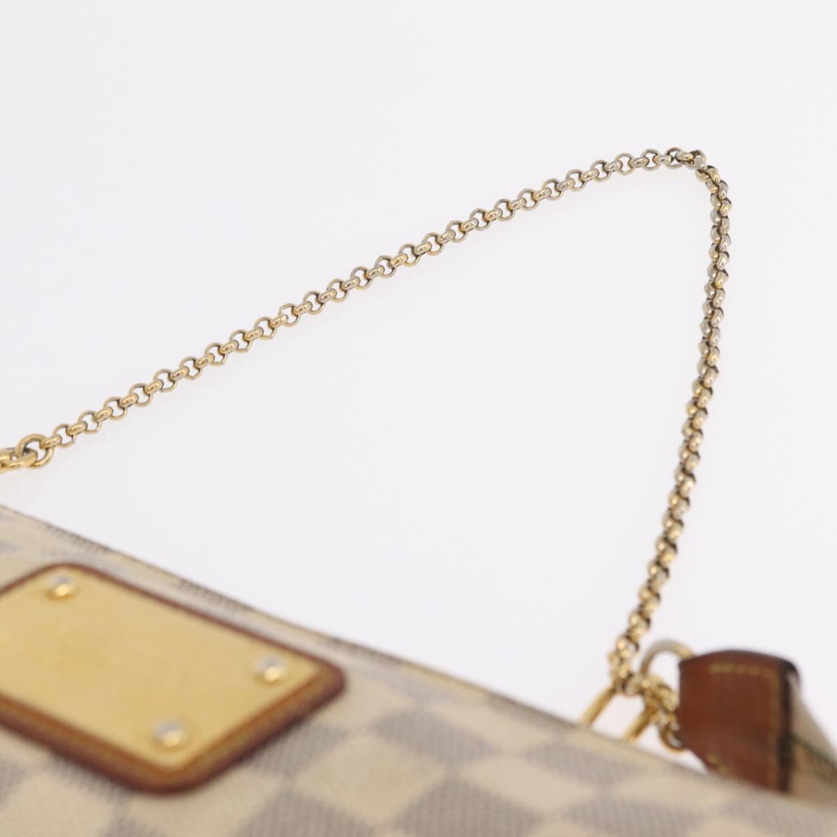 LOUIS VUITTON Damier Azur Eva Shoulder Bag N55214 LV Auth 215689A