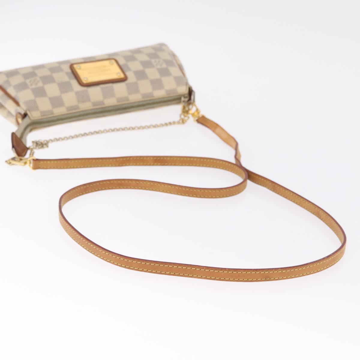 LOUIS VUITTON Damier Azur Eva Shoulder Bag N55214 LV Auth 215689A