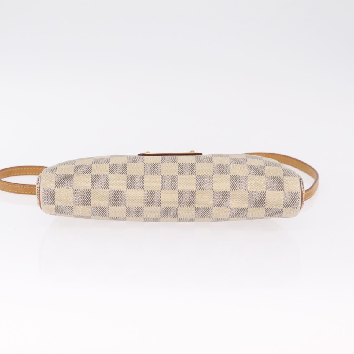 LOUIS VUITTON Damier Azur Eva Shoulder Bag N55214 LV Auth 215689A