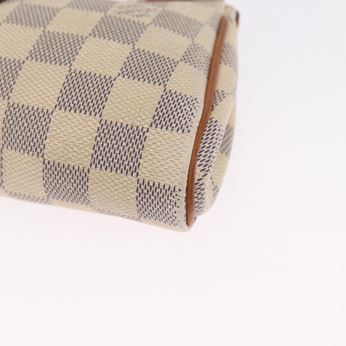 LOUIS VUITTON Damier Azur Eva Shoulder Bag N55214 LV Auth 215689A