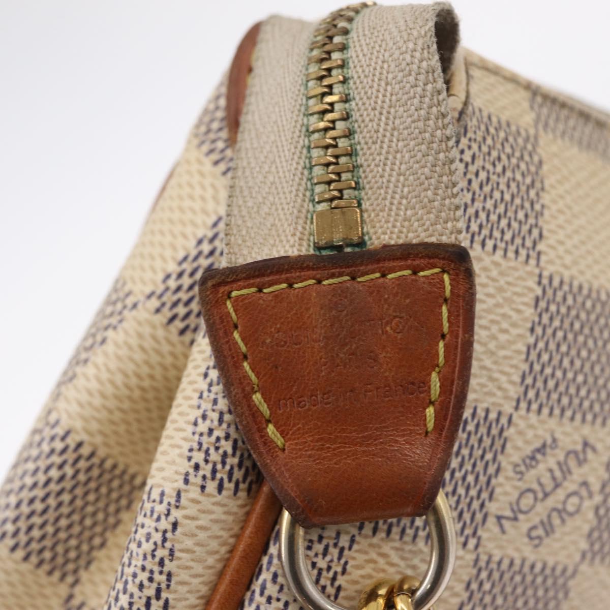 LOUIS VUITTON Damier Azur Eva Shoulder Bag N55214 LV Auth 215689A