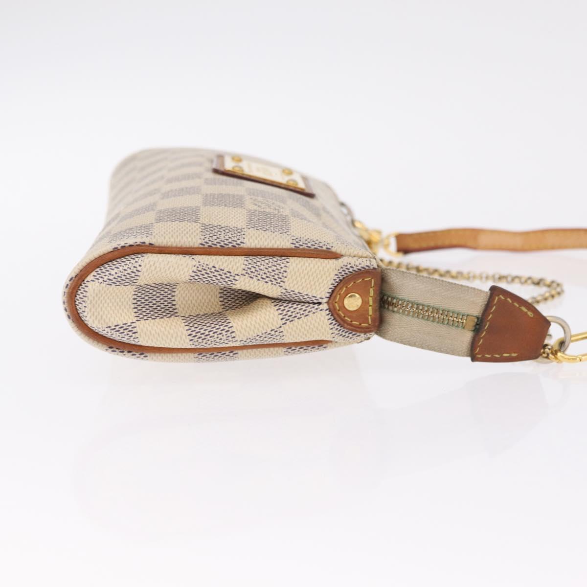 LOUIS VUITTON Damier Azur Eva Shoulder Bag N55214 LV Auth 215689A