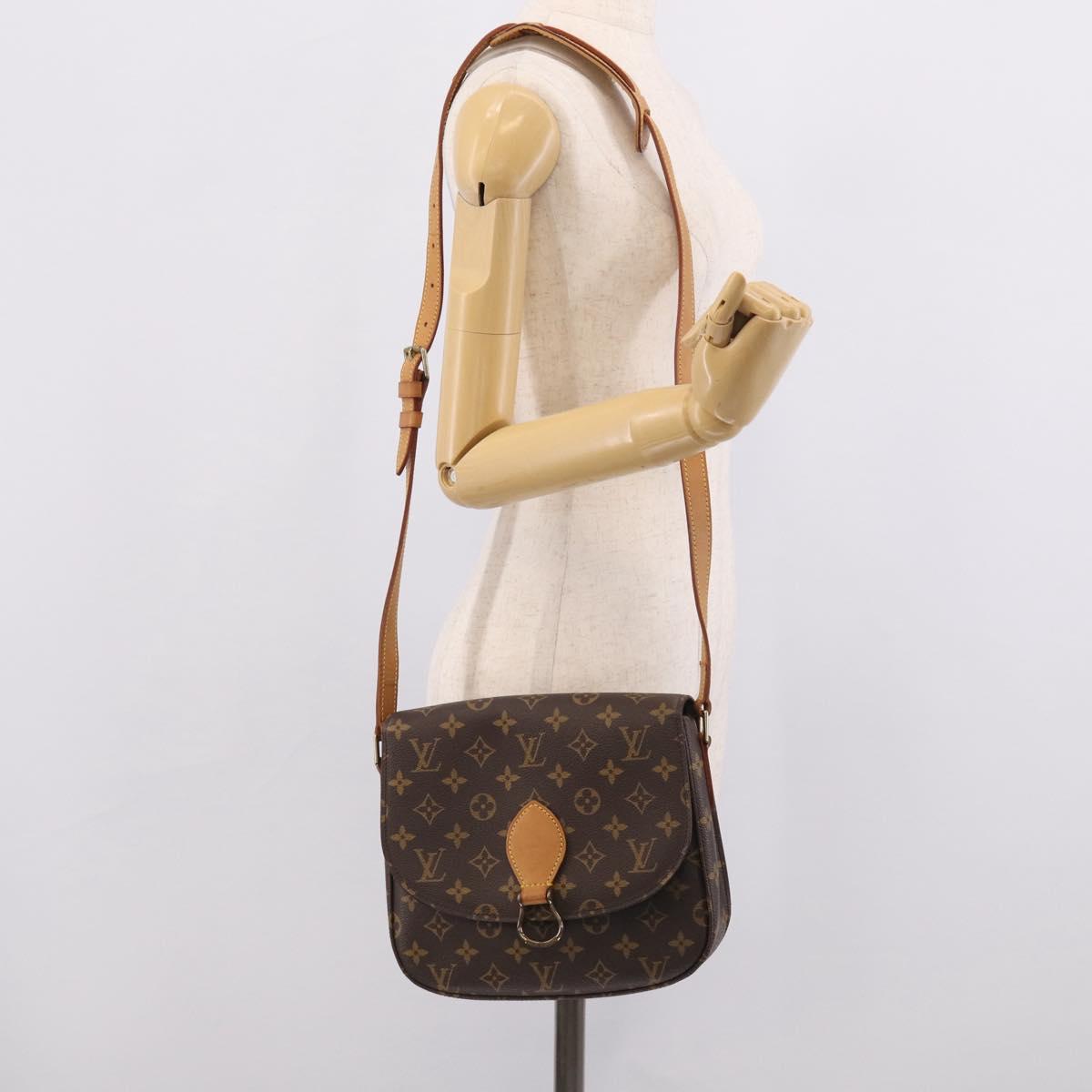 LOUIS VUITTON Monogram Saint Cloud GM Shoulder Bag M51242 LV Auth 215691A