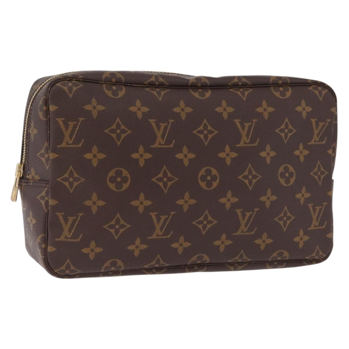 LOUIS VUITTON Monogram Trousse Toilette 28 Clutch Bag M47522 LV Auth 215693V