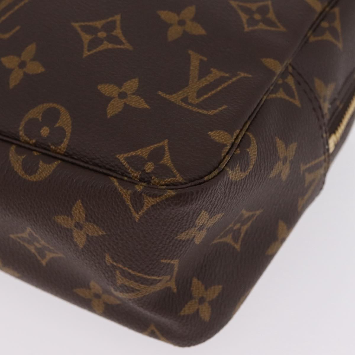 LOUIS VUITTON Monogram Trousse Toilette 28 Clutch Bag M47522 LV Auth 215693V