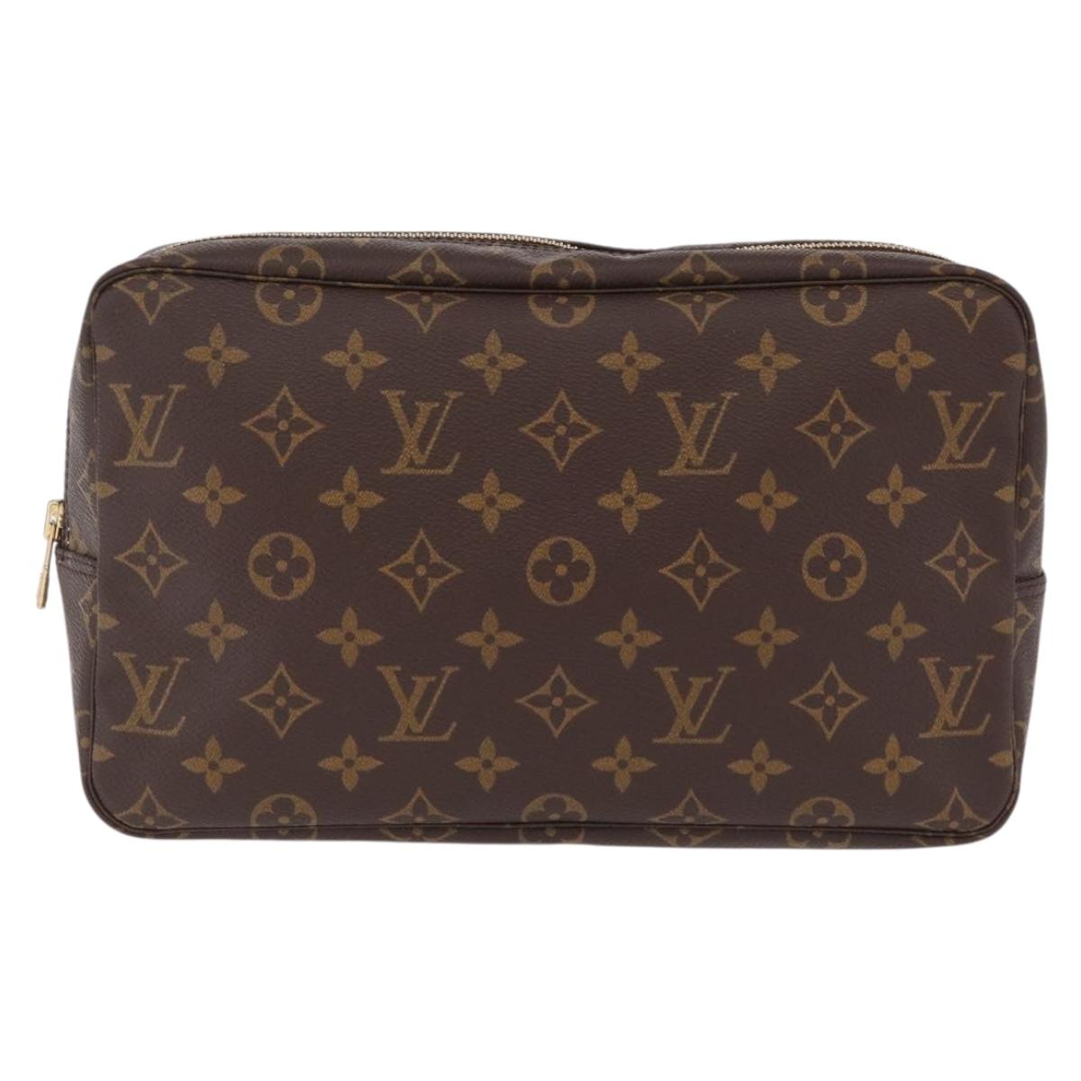 LOUIS VUITTON Monogram Trousse Toilette 28 Clutch Bag M47522 LV Auth 215693V