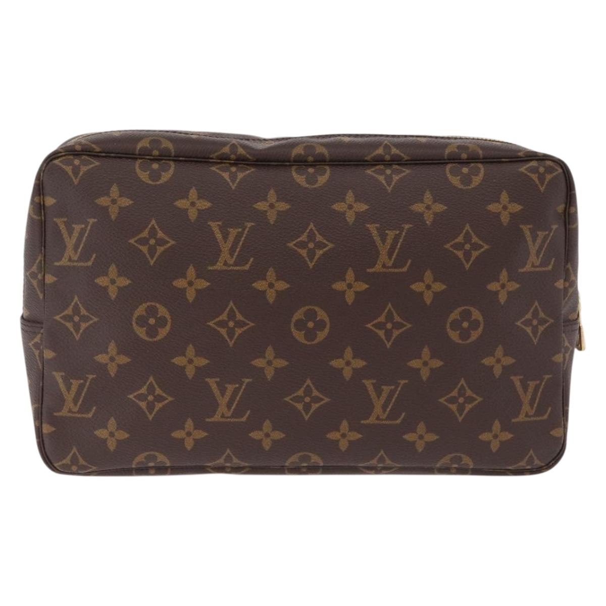 LOUIS VUITTON Monogram Trousse Toilette 28 Clutch Bag M47522 LV Auth 215693V