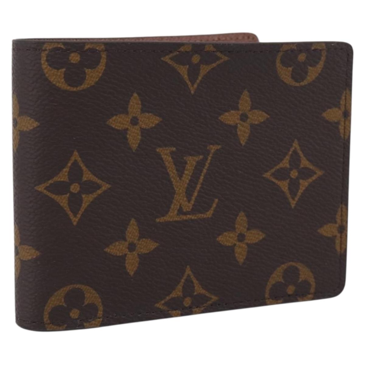 LOUIS VUITTON Monogram Portefeuille Multipull Bifold Wallet M60895 Auth 215709V