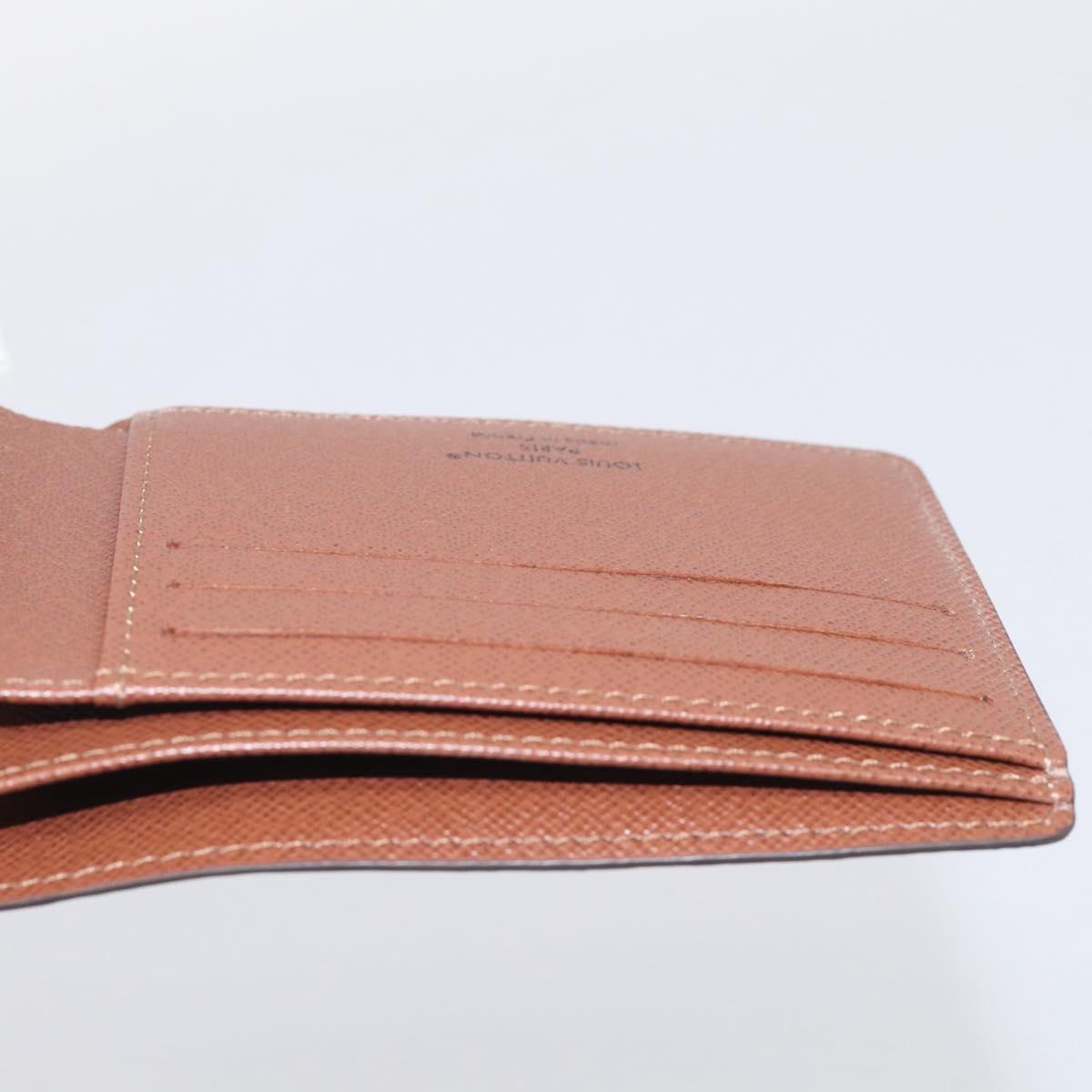 LOUIS VUITTON Monogram Portefeuille Multipull Bifold Wallet M60895 Auth 215709V