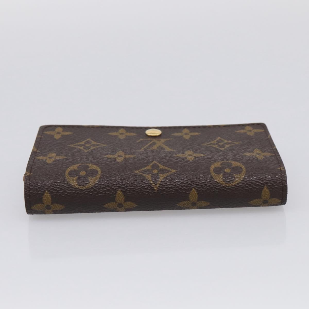 LOUIS VUITTON Monogram Porte Monnaie Billets Tresor Wallet M61730 LV Auth 215712