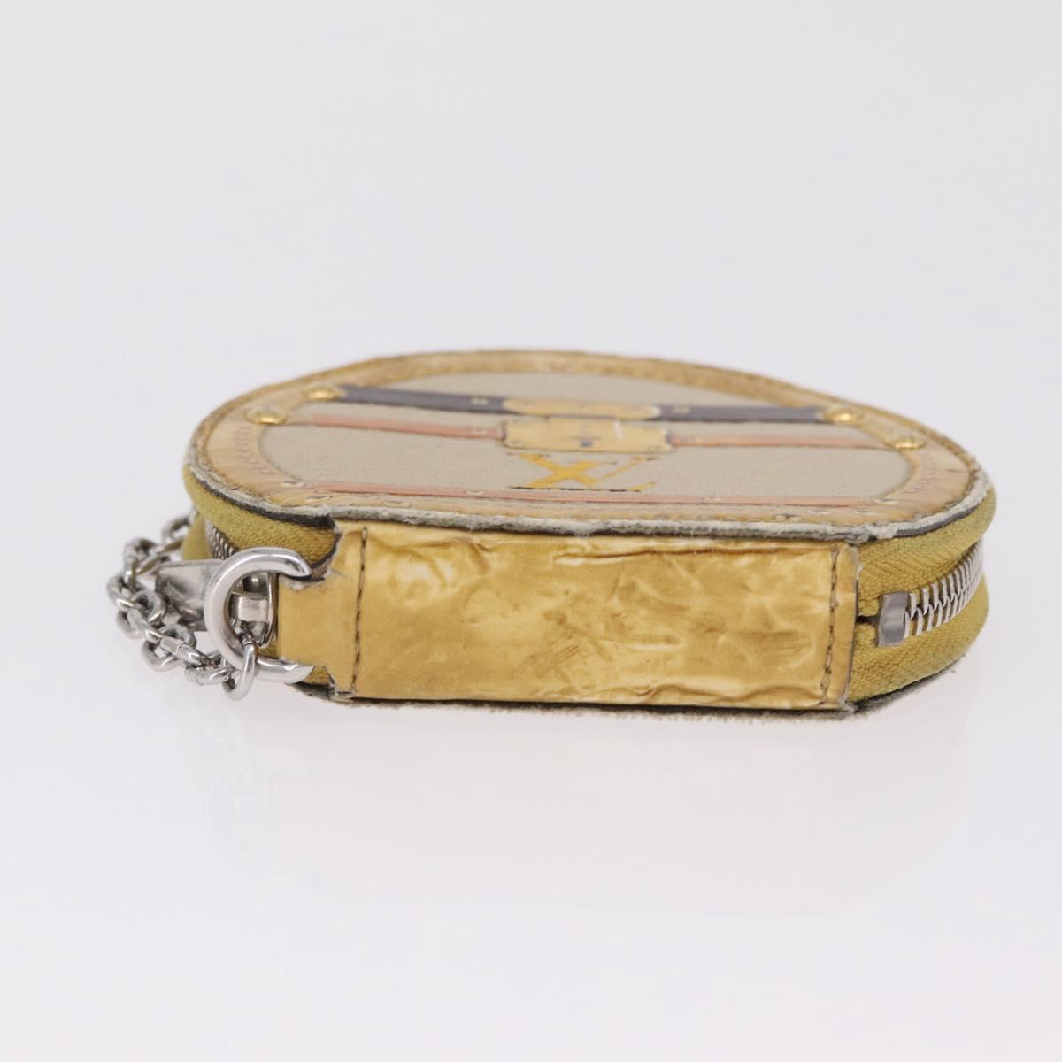 LOUIS VUITTON Transford Monogram Micro Boite Chapo Yellow M52747 LV Auth 215754