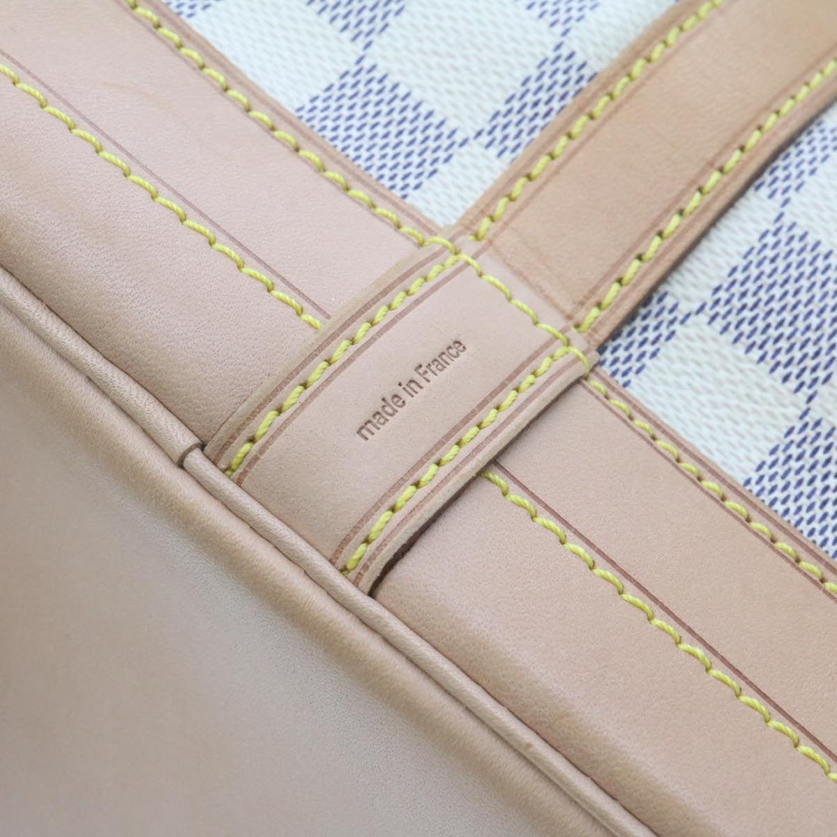 LOUIS VUITTON Damier Azur Noe Shoulder Bag N42222 LV Auth 21577SV