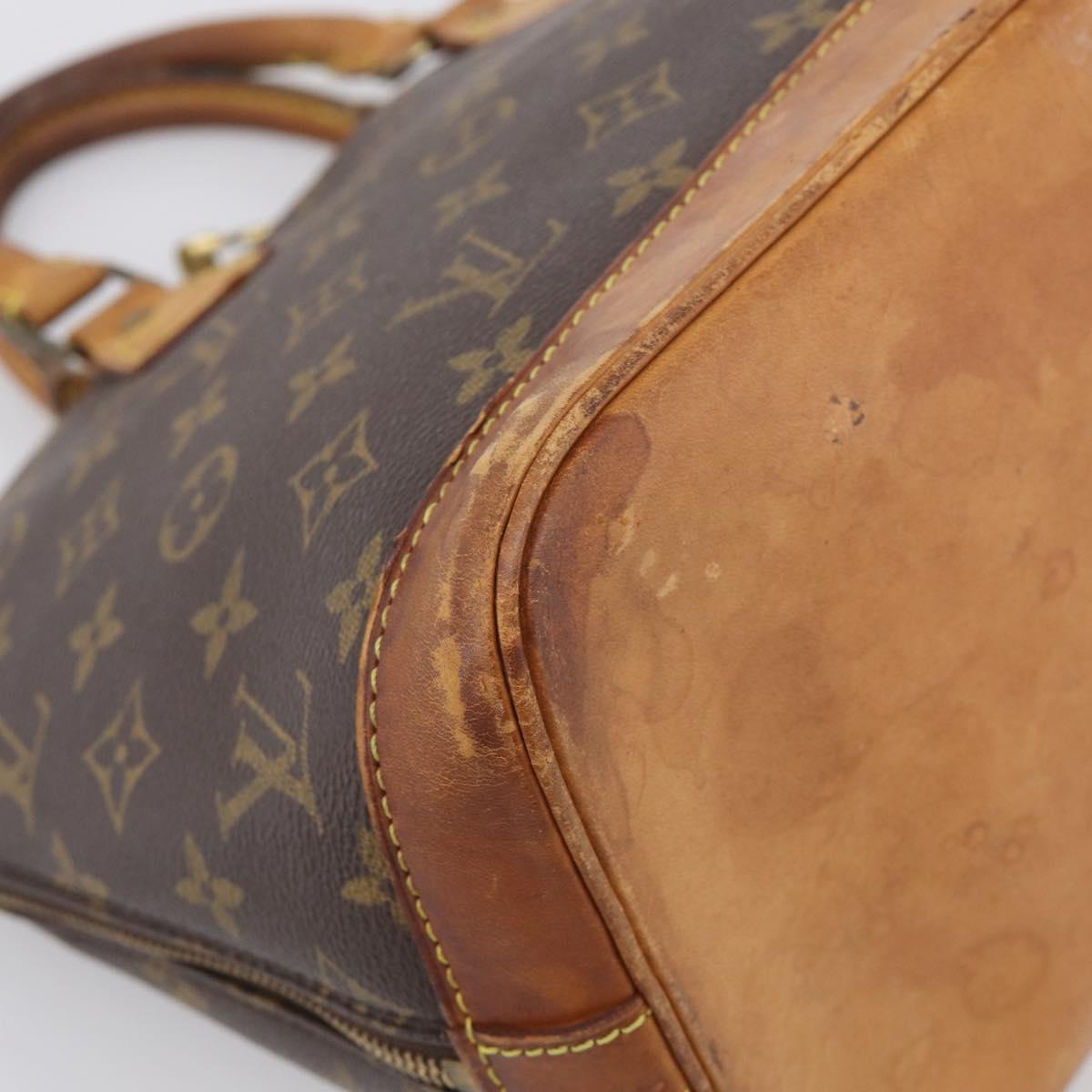 LOUIS VUITTON Monogram Alma Hand Bag M51130 LV Auth 215800