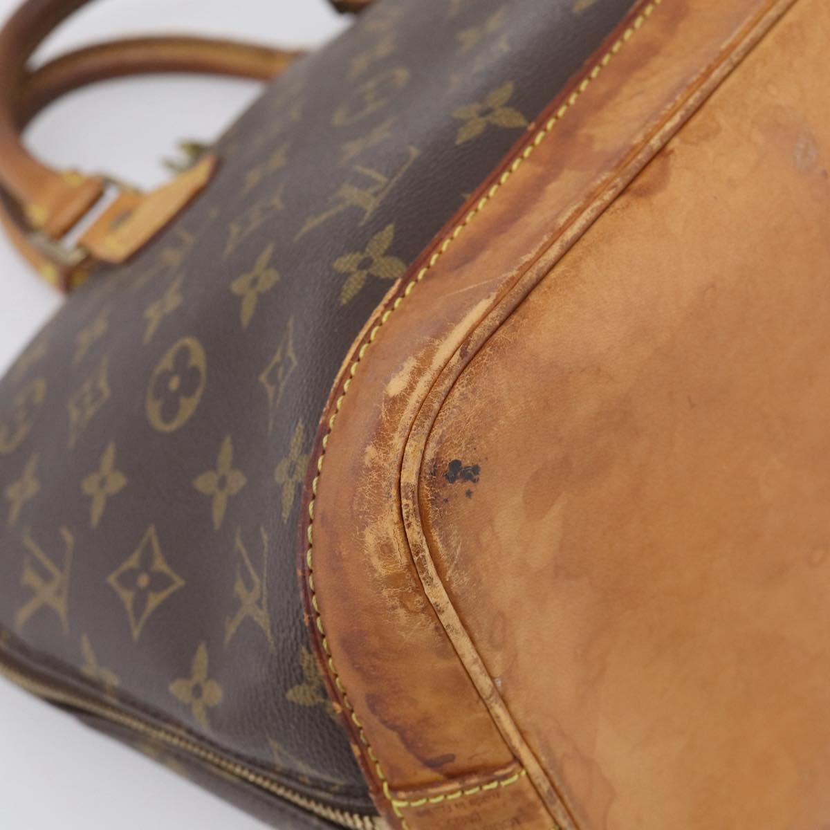 LOUIS VUITTON Monogram Alma Hand Bag M51130 LV Auth 215800