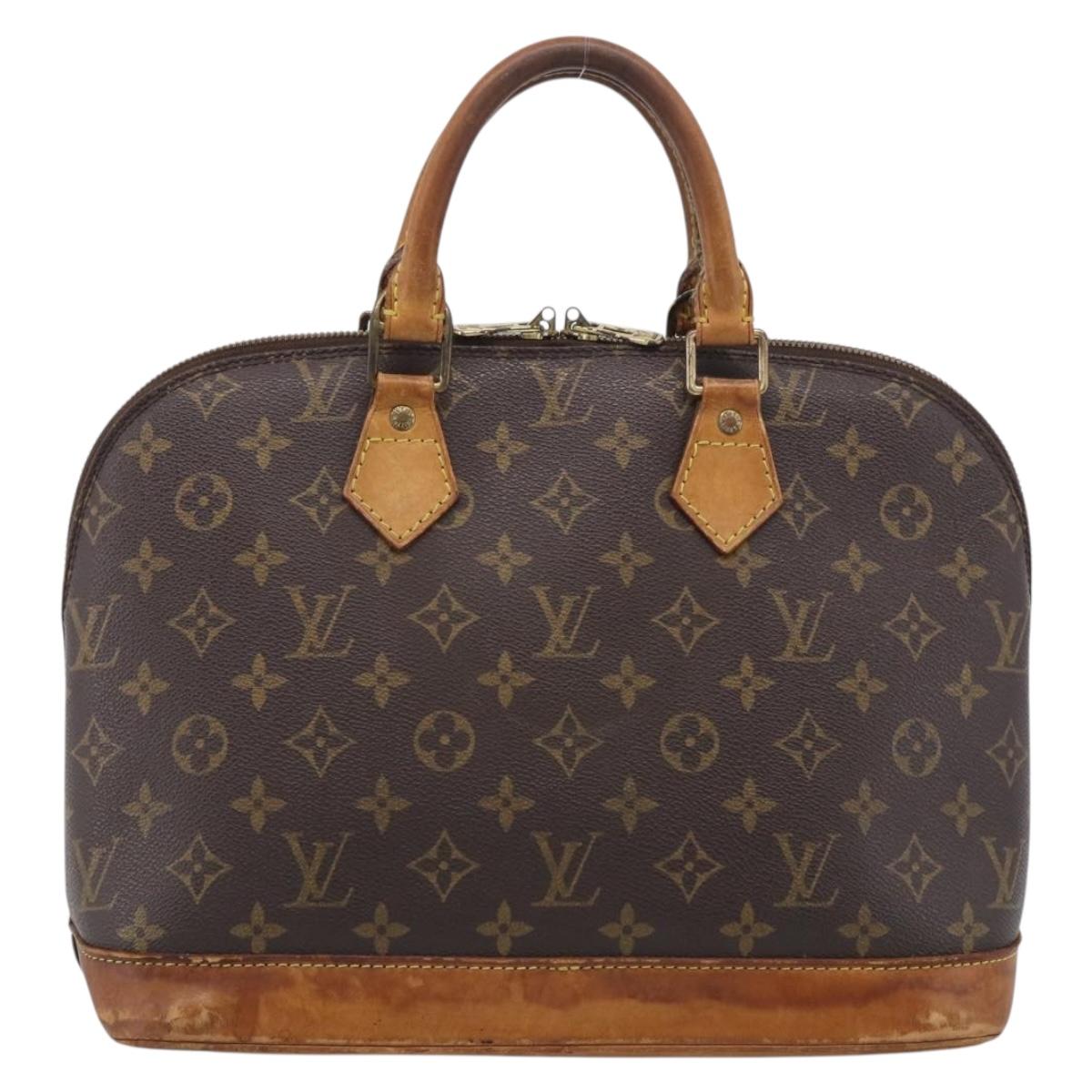 LOUIS VUITTON Monogram Alma Hand Bag M51130 LV Auth 215800