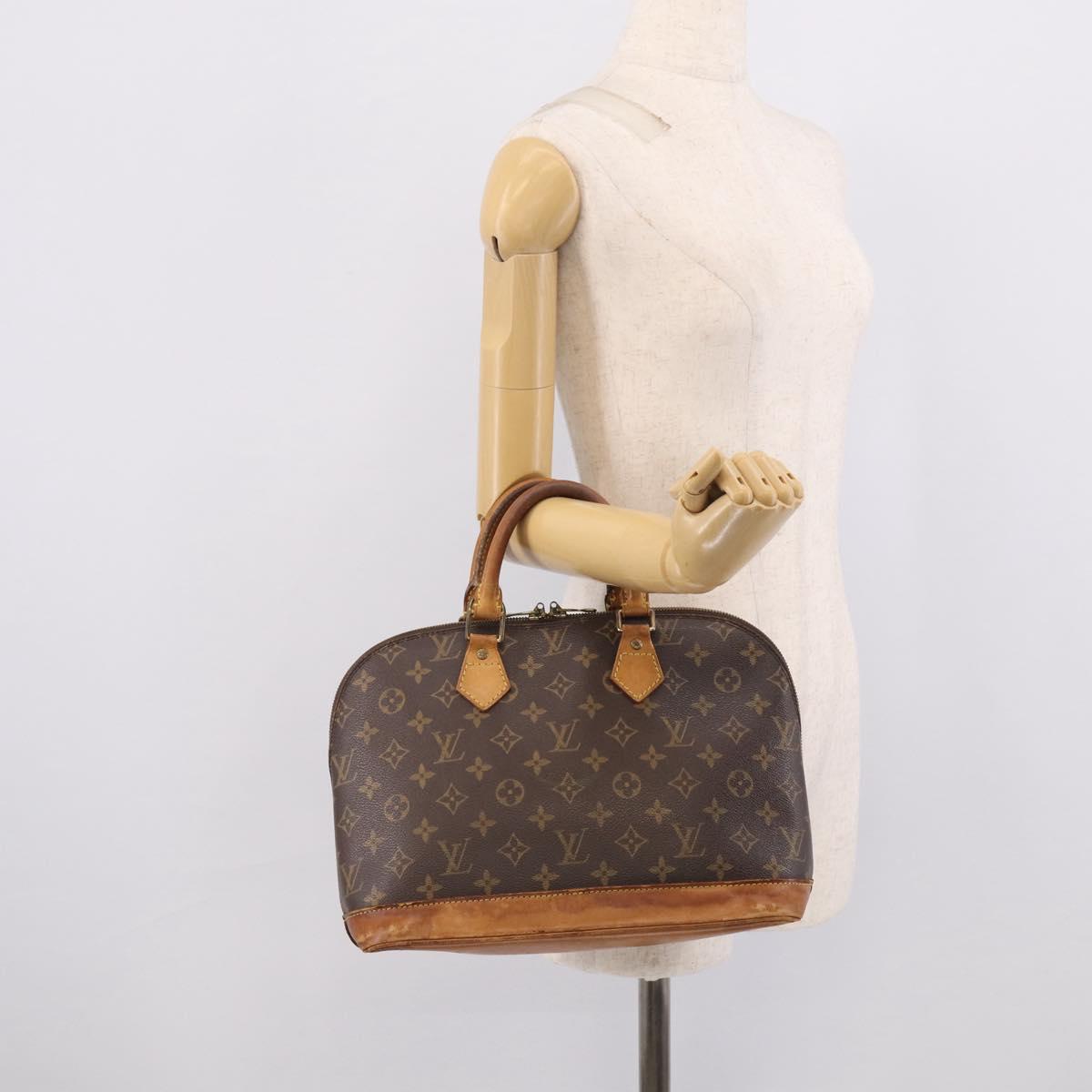LOUIS VUITTON Monogram Alma Hand Bag M51130 LV Auth 215800
