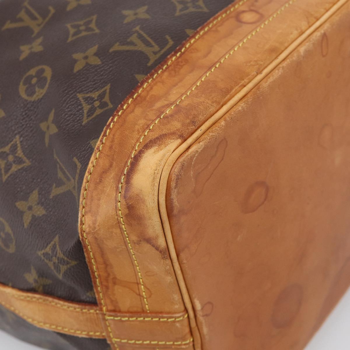 LOUIS VUITTON Monogram Noe Shoulder Bag M42224 LV Auth 215805