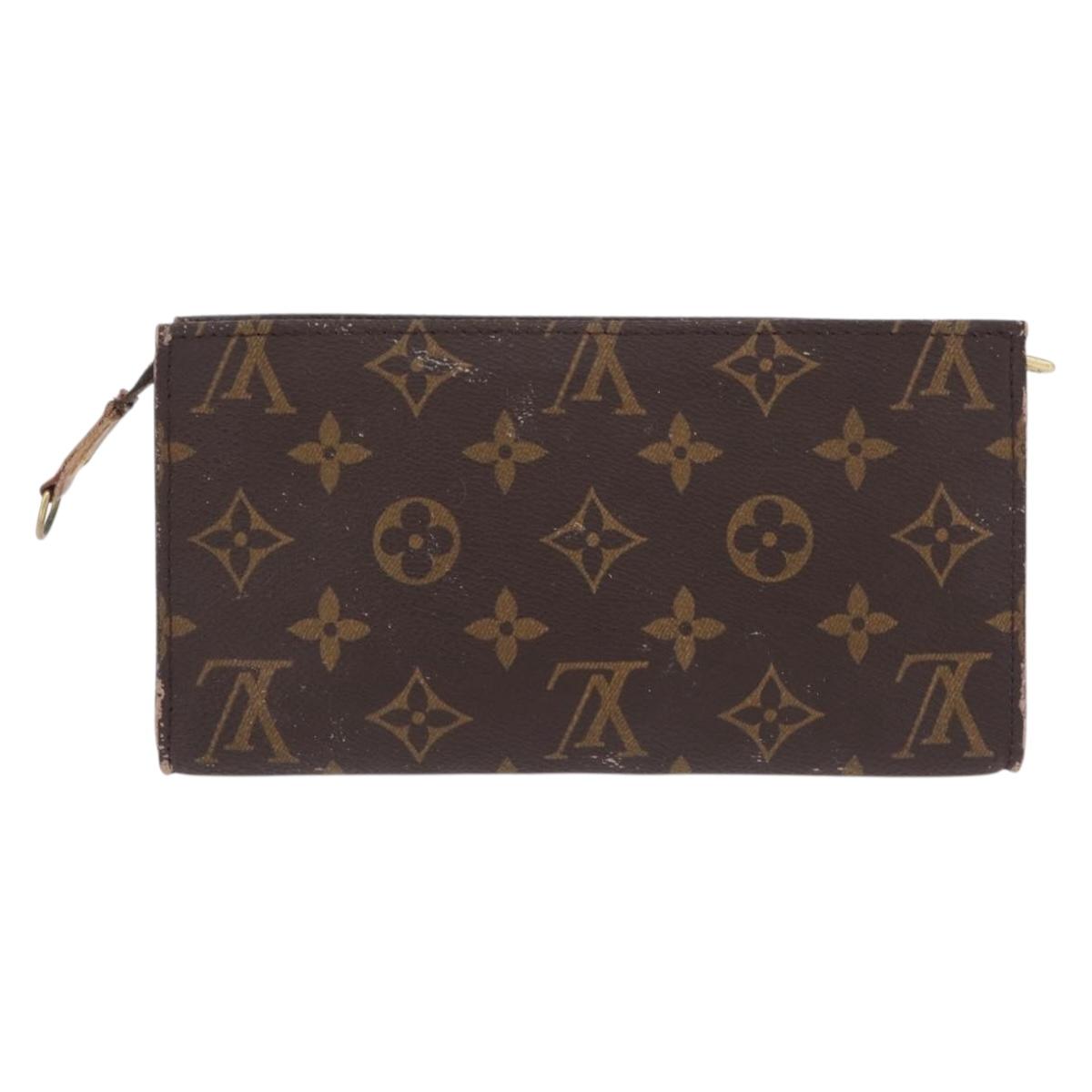 LOUIS VUITTON Monogram Bucket GM Accessory Pouch LV Auth 215814