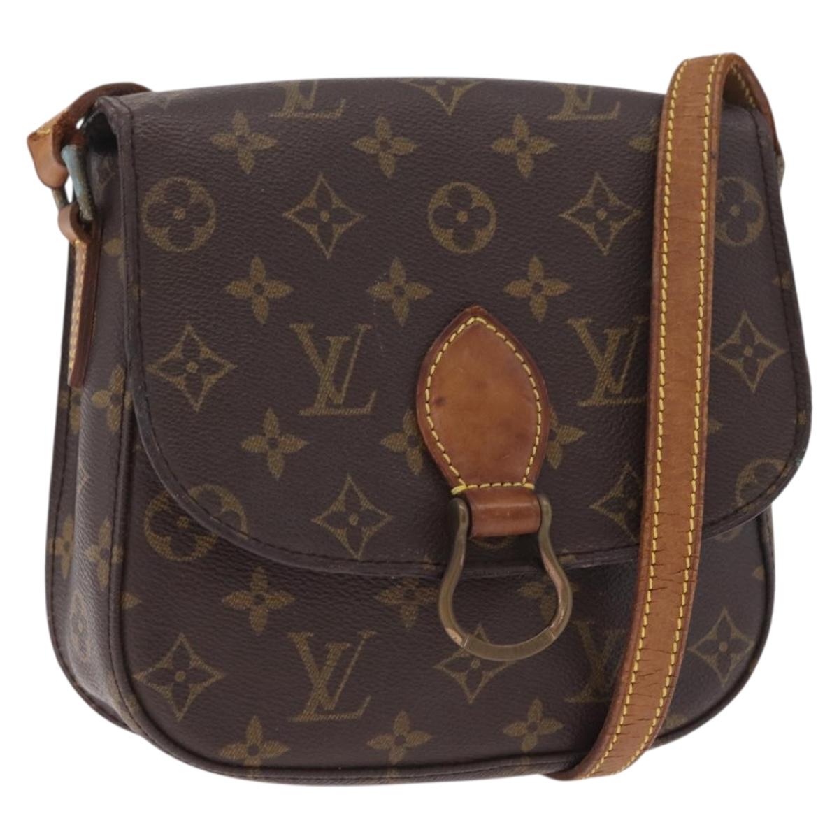 LOUIS VUITTON Monogram Saint Cloud MM Shoulder Bag M51243 LV Auth 215830