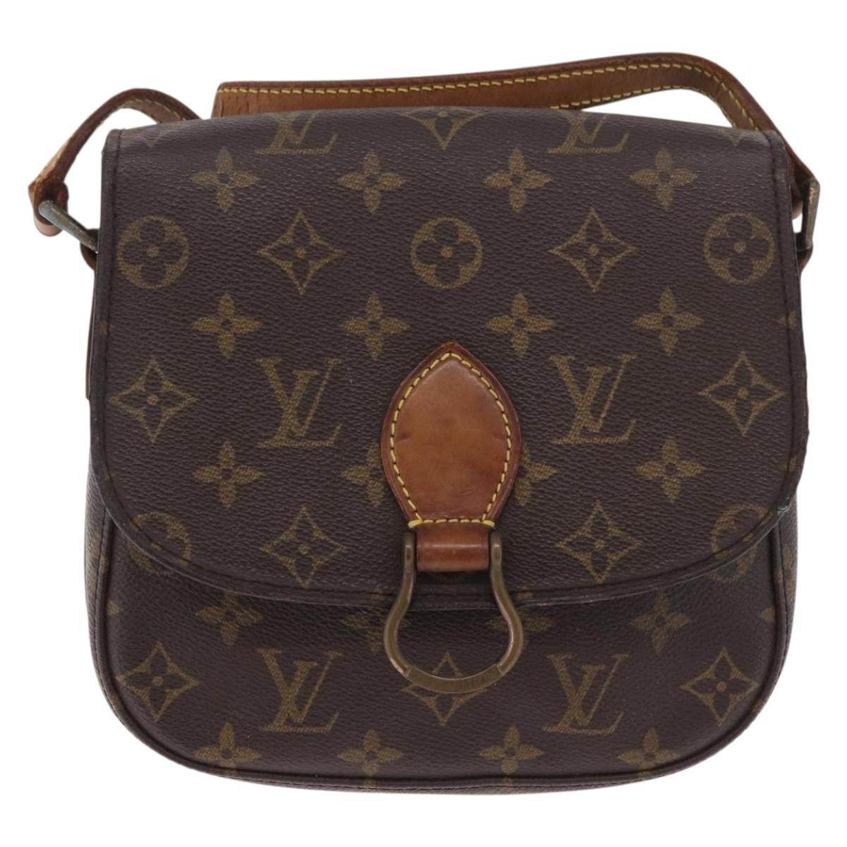 LOUIS VUITTON Monogram Saint Cloud MM Shoulder Bag M51243 LV Auth 215830
