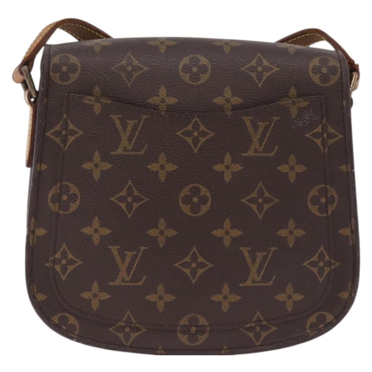 LOUIS VUITTON Monogram Saint Cloud MM Shoulder Bag M51243 LV Auth 215830