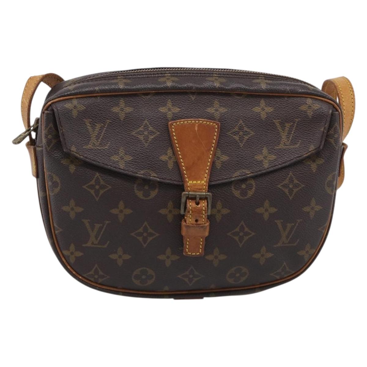 LOUIS VUITTON Monogram Jeune Fille MM Shoulder Bag M51226 LV Auth 215839