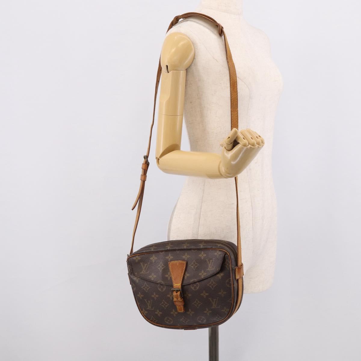 LOUIS VUITTON Monogram Jeune Fille MM Shoulder Bag M51226 LV Auth 215839