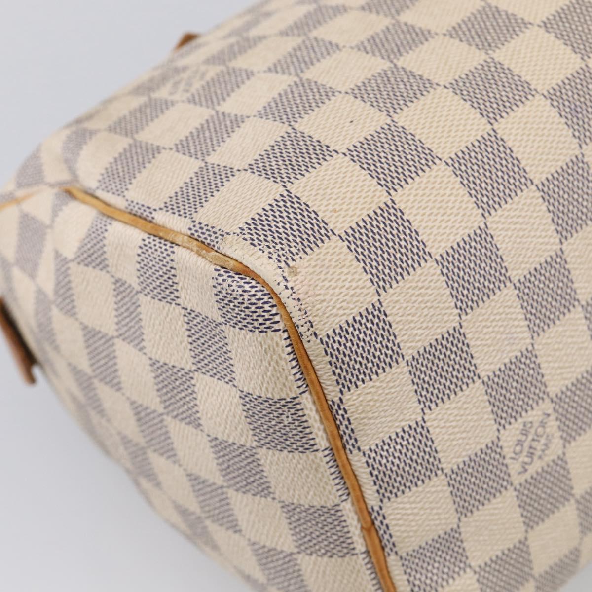 LOUIS VUITTON Damier Azur Speedy 25 Hand Bag N41534 LV Auth 216135
