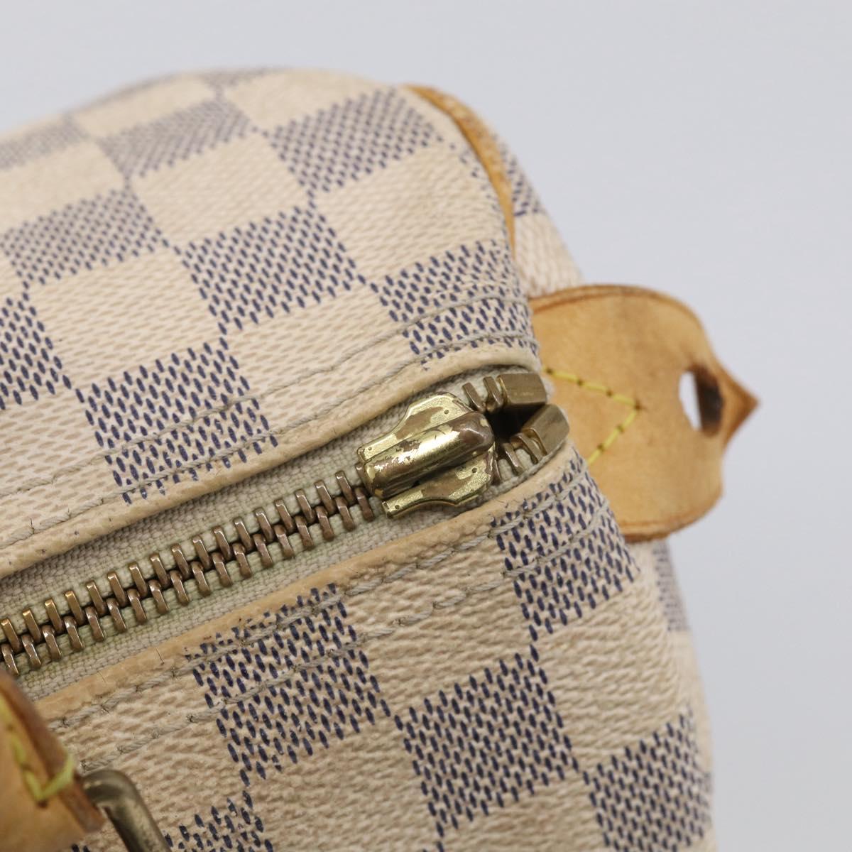 LOUIS VUITTON Damier Azur Speedy 25 Hand Bag N41534 LV Auth 216135