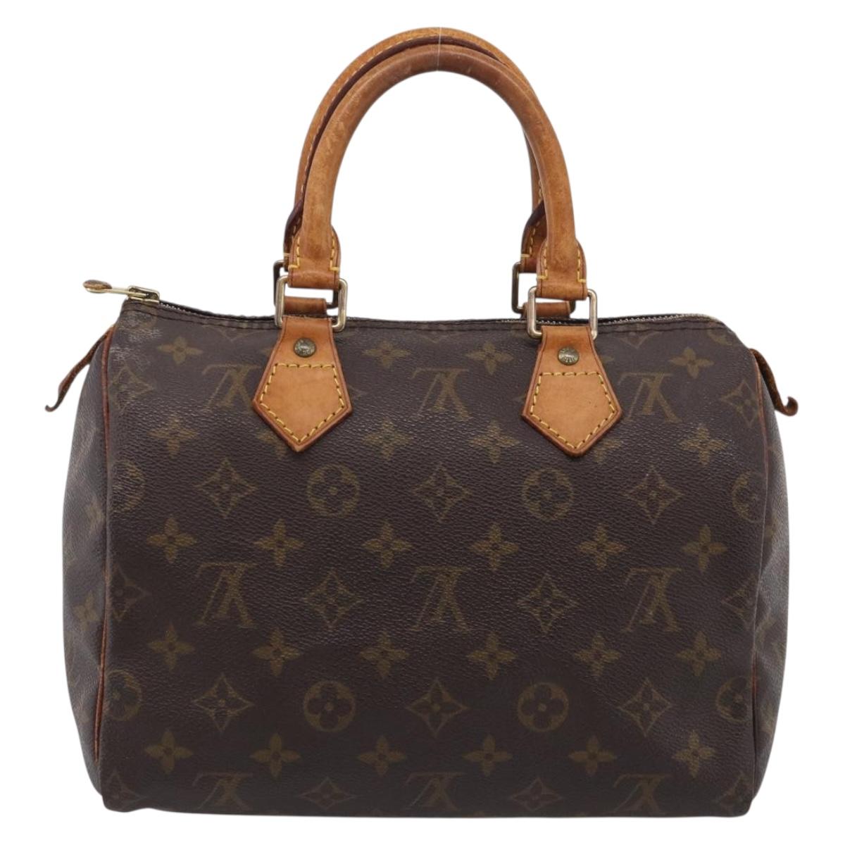 LOUIS VUITTON Monogram Speedy 25 Hand Bag M41528 LV Auth 216140
