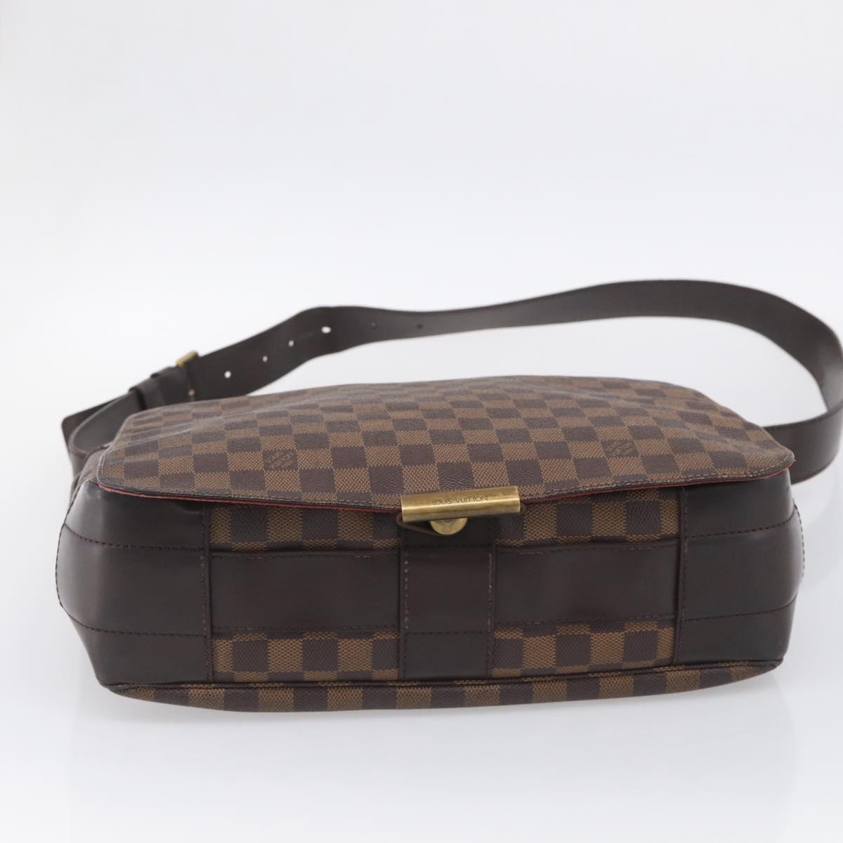 LOUIS VUITTON Damier Ebene Bastille Shoulder Bag N45258 LV Auth 216170