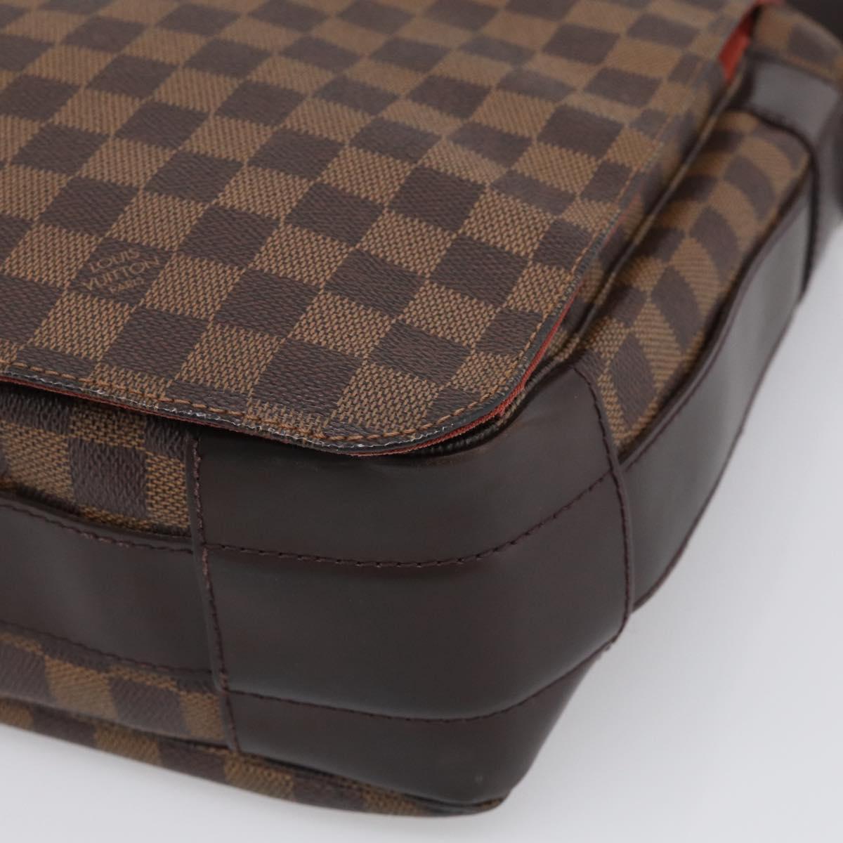 LOUIS VUITTON Damier Ebene Bastille Shoulder Bag N45258 LV Auth 216170