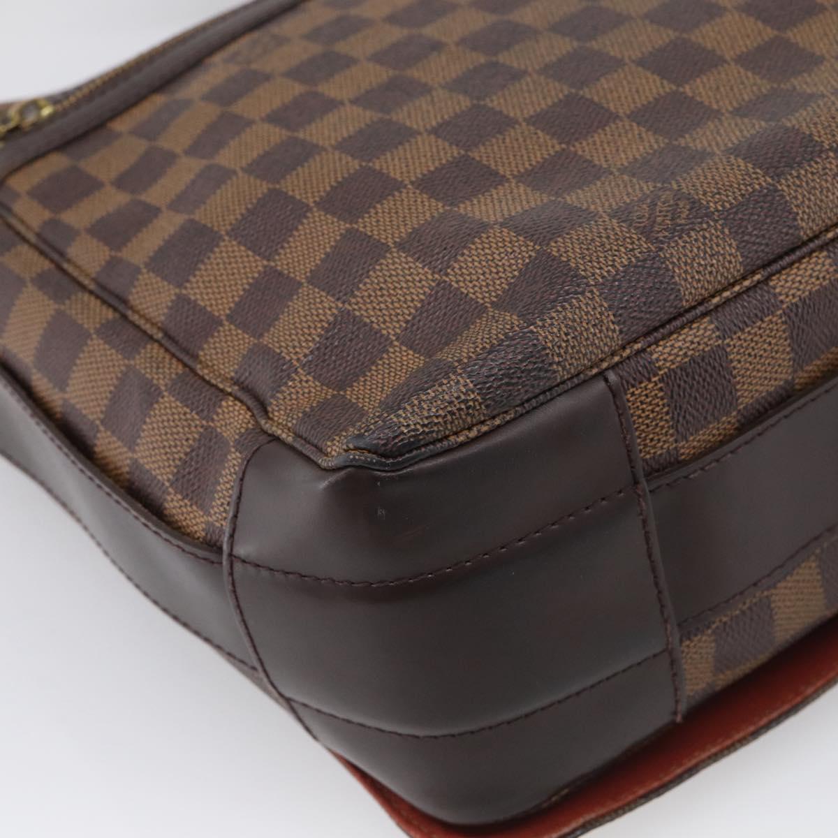 LOUIS VUITTON Damier Ebene Bastille Shoulder Bag N45258 LV Auth 216170