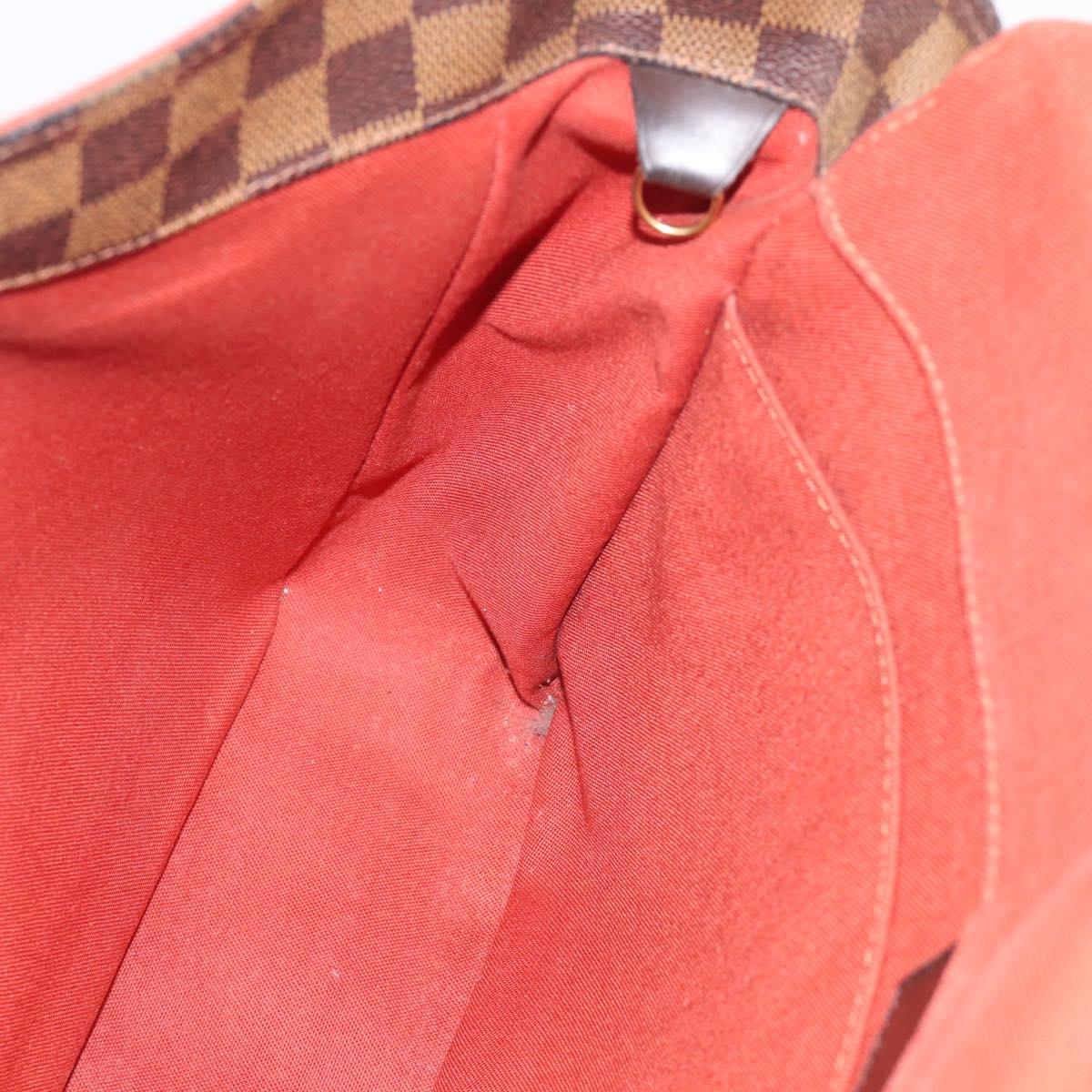 LOUIS VUITTON Damier Ebene Bastille Shoulder Bag N45258 LV Auth 216170