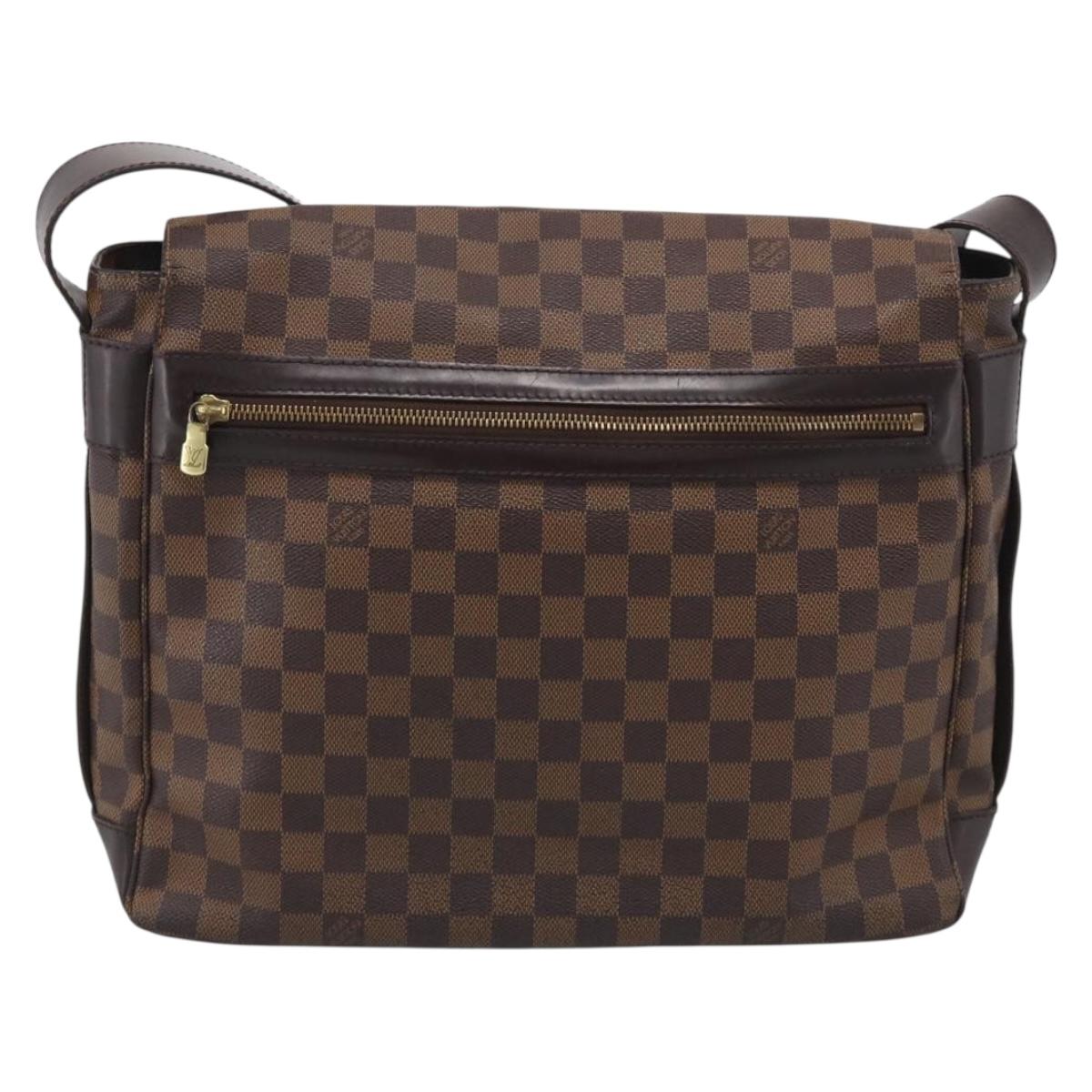 LOUIS VUITTON Damier Ebene Bastille Shoulder Bag N45258 LV Auth 216170