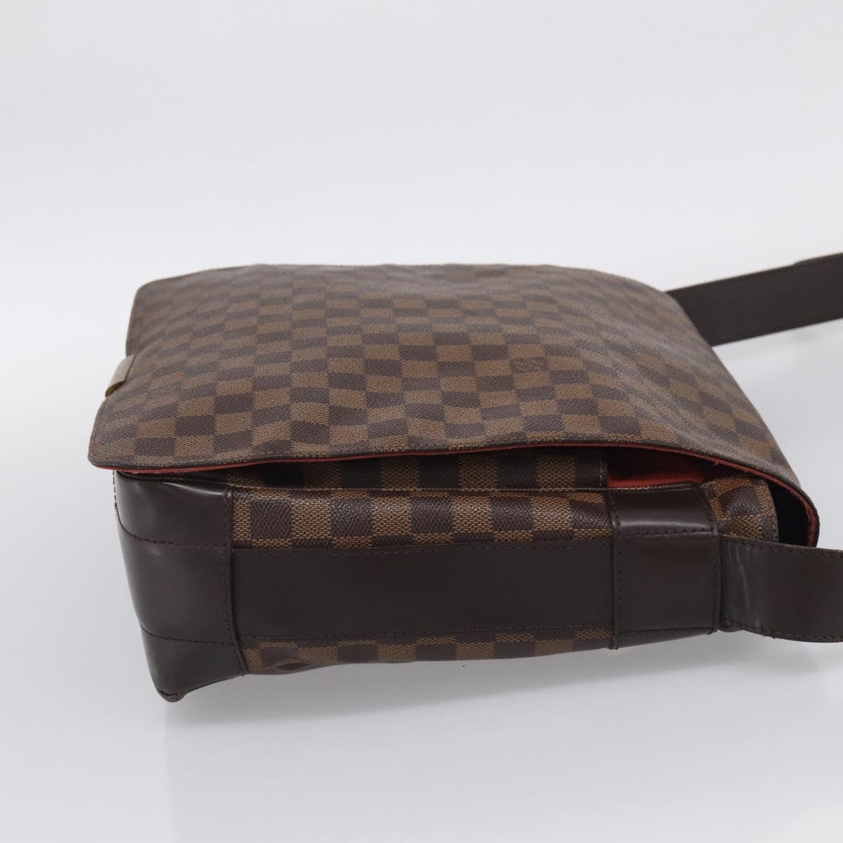 LOUIS VUITTON Damier Ebene Bastille Shoulder Bag N45258 LV Auth 216170