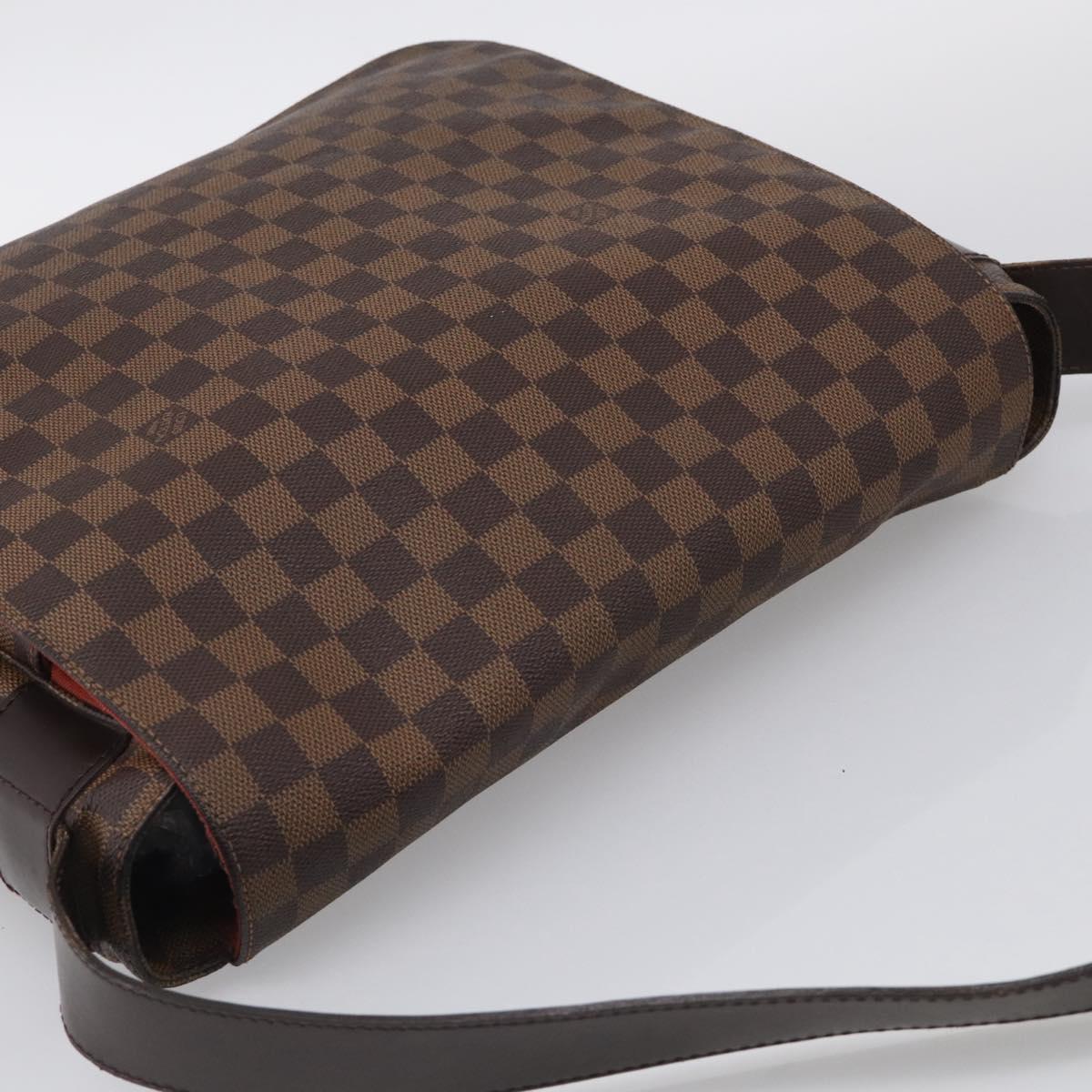 LOUIS VUITTON Damier Ebene Bastille Shoulder Bag N45258 LV Auth 216170