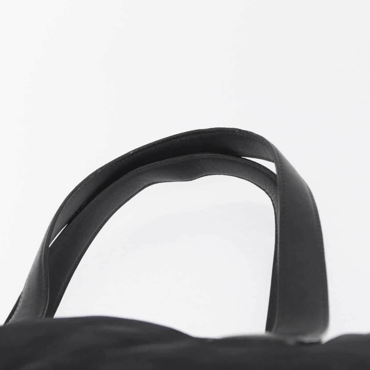 CHANEL New Travel Line Tote Bag Nylon Black CC Auth 216180A