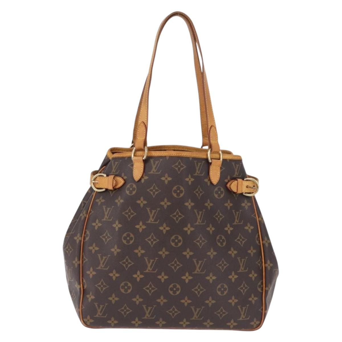 LOUIS VUITTON Monogram Batignolles Vertical Tote Bag M51153 LV Auth 216193V