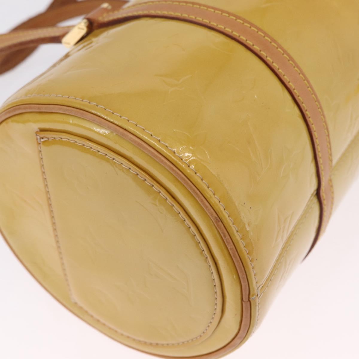 LOUIS VUITTON Monogram Vernis Bedford Hand Bag Beige M91006 LV Auth 216218V