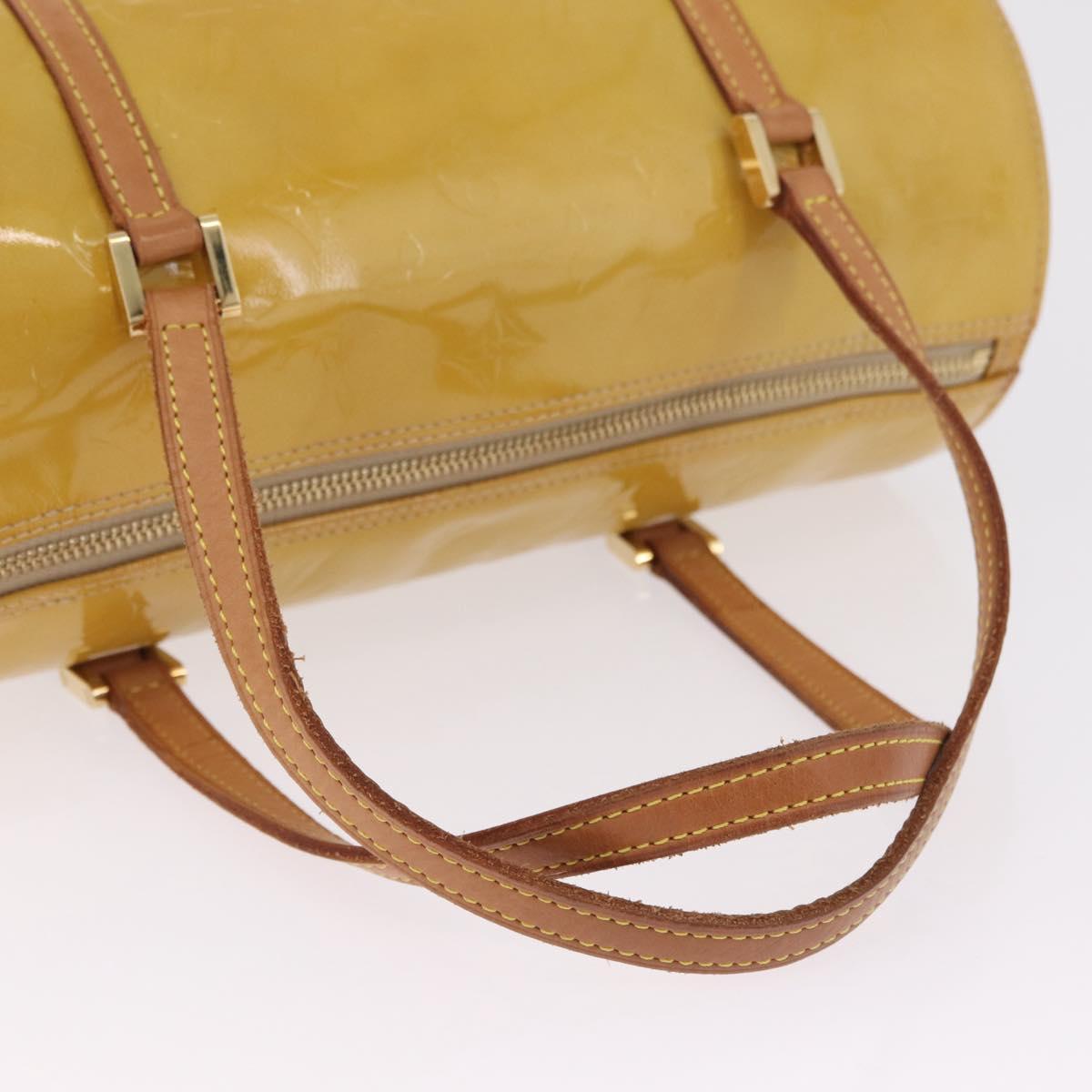 LOUIS VUITTON Monogram Vernis Bedford Hand Bag Beige M91006 LV Auth 216218V